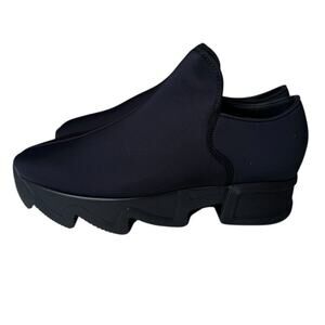 iRi NYC WES Black Neoprene Streetwear Sneakers Unisex Size EU 41 US W11 M8